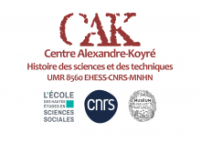 Centre Alexandre Koyré de l’EHESS