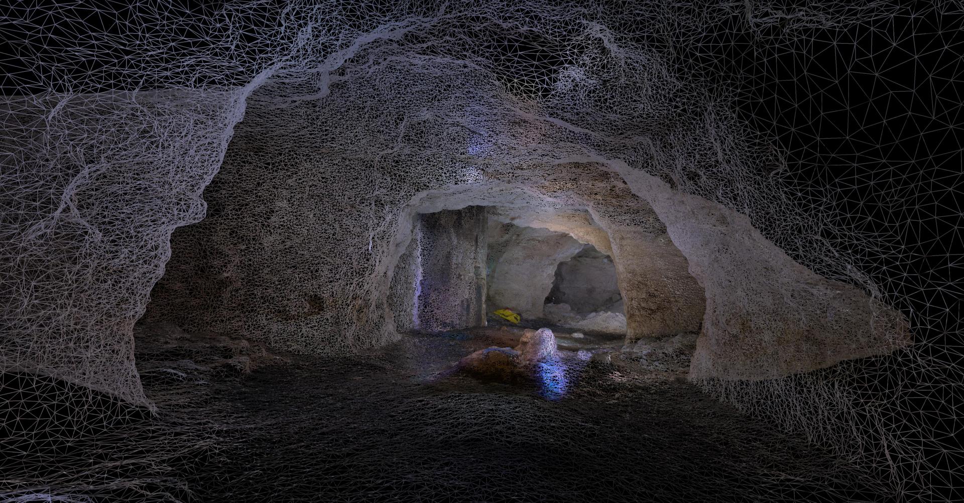 Modèle 3D d’une carrière souterraine (Orléans, 2017)