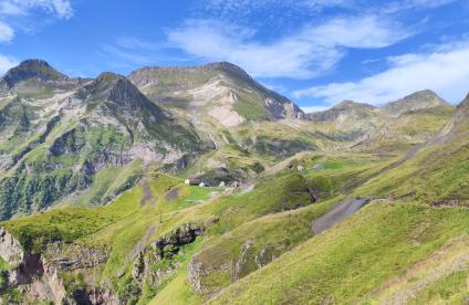La mine de Bentaillou, haut perchée dans les Pyrénées ariégeoise