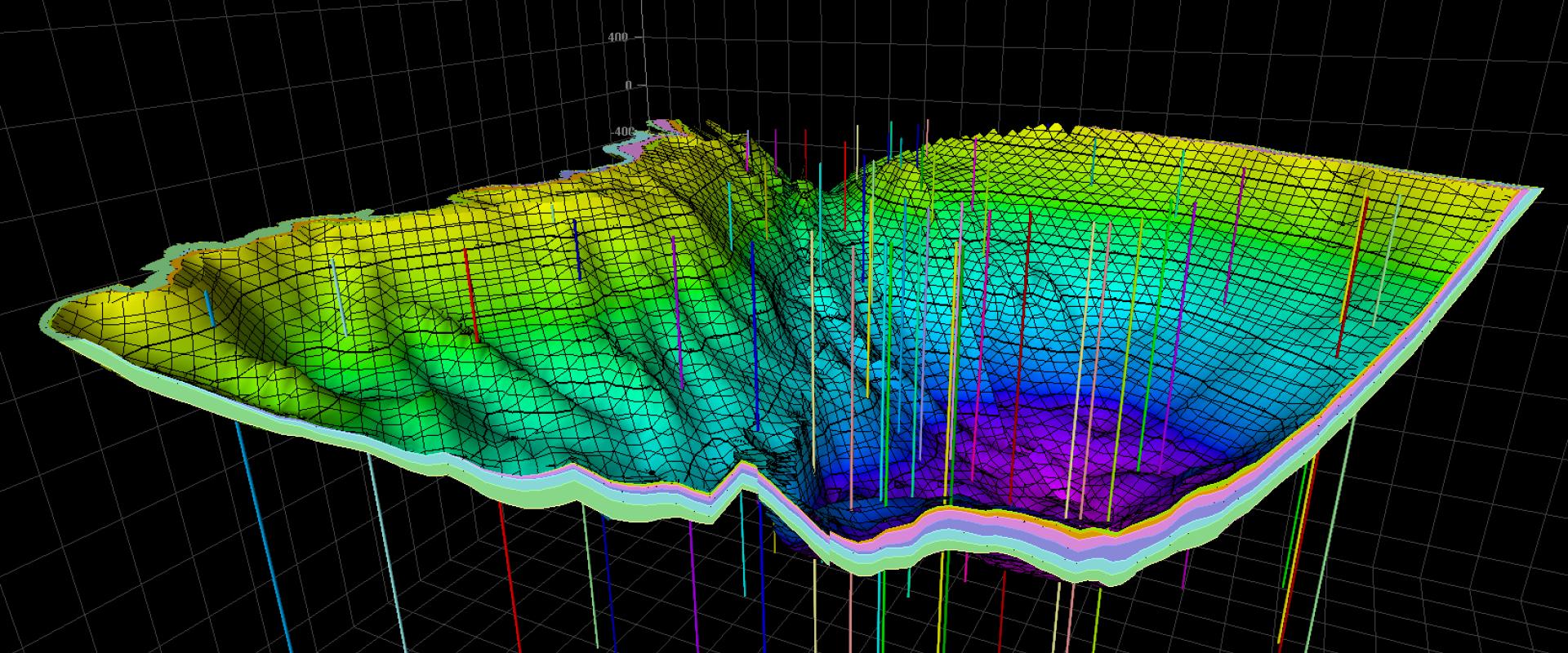 Modèle géométrique 3D du Dogger du bassin de Paris