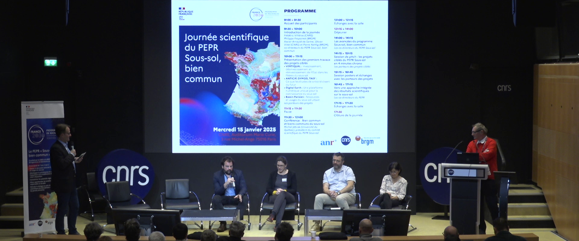 Journée scientifique du programme de recherche (PEPR) Sous-sol, bien commun, le 15 janvier, à Paris.