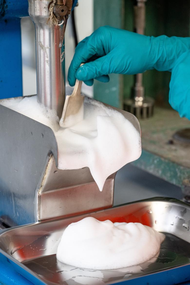 Example of the results of a flotation experiment conducted at BRGM's Plat'Inn platform in Orléans on mineral raw materials and the circular economy (Loiret, 2023).